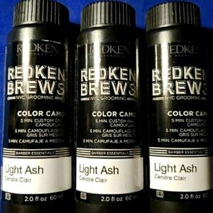 NWT Redken Brews Color Camo Light Ash x3